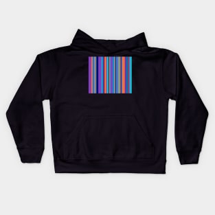 Electric Parallel Stripes Kids Hoodie